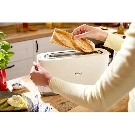 Philips | HD2590/00 Daily Collection | Toaster | Power 870-1030 W | Number of Slots 2 | Housing Material Plastic | White