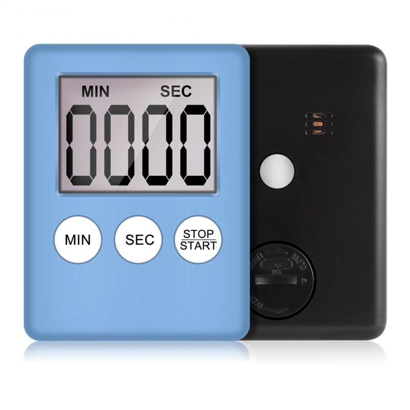 Magnet Kitchen Cooking Timers LCD Digital Screen Kitchen Timer Square Cooking Timer Count Up Countdown Alarm Clock For Kitchen
