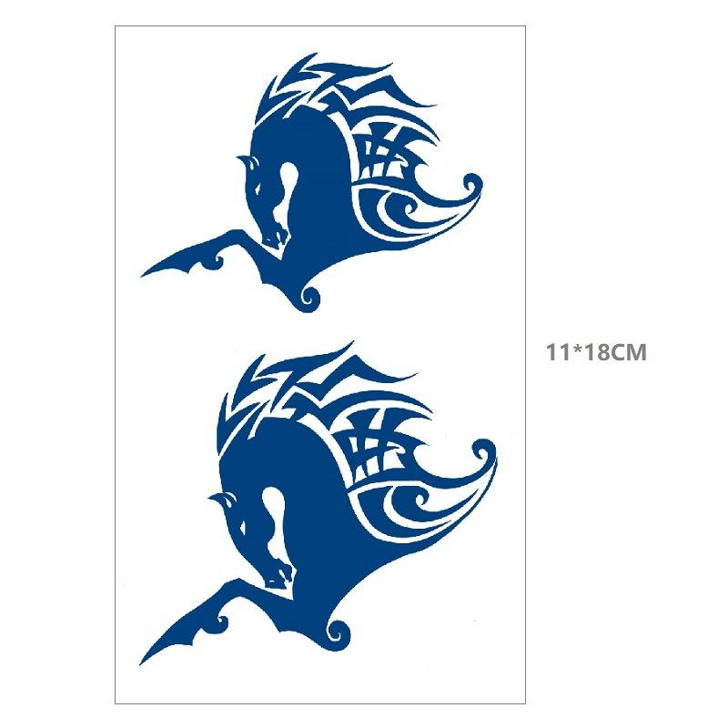 Emmy Herbal Gradual Change Water Transfer Simulation Can Not Wash Off Semi-Permanent Bow Deer Head Dream Catcher Tattoo Sticker