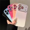 iPhone 17 Pro Max Liquid Silicone Gradient Case with 16-Lens Film Cover
