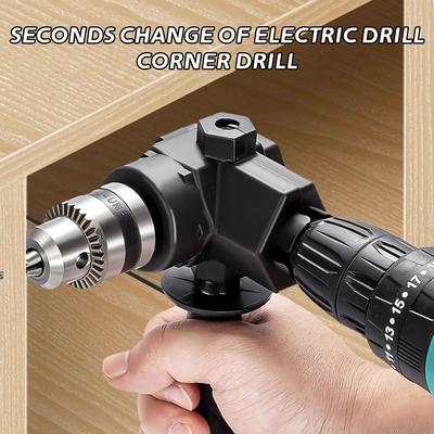 90 Derece Açılı Matkap Aparatı Kullanımı Kolay İnsancıl Tasarım Sap Çoğu Elektrikli Matkap İçin Uygundur