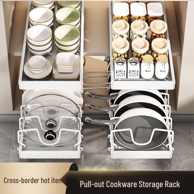 Adjustable Kitchen Pot Lid & Cookware Stand