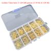 100Pcs Gold Iseini Fishing Hooks 100Pcs/Box Black Tube Payment Iseini Pressure Shank W/ Circle/Barbs