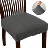 Jacquard Chair Covers Stretchy Solid Color Anti-Slip Chair Slipcovers Soft Sofa Seat Cover Living Room Restaurant Office Hotel