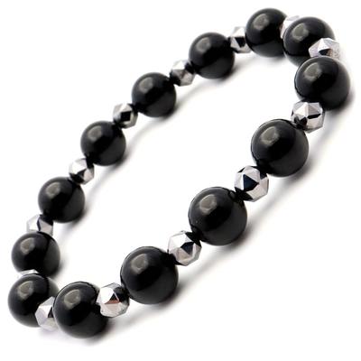 [GOLD STONE] Morion Bracelet Terahertz Accessory Natural Stone Power Stone