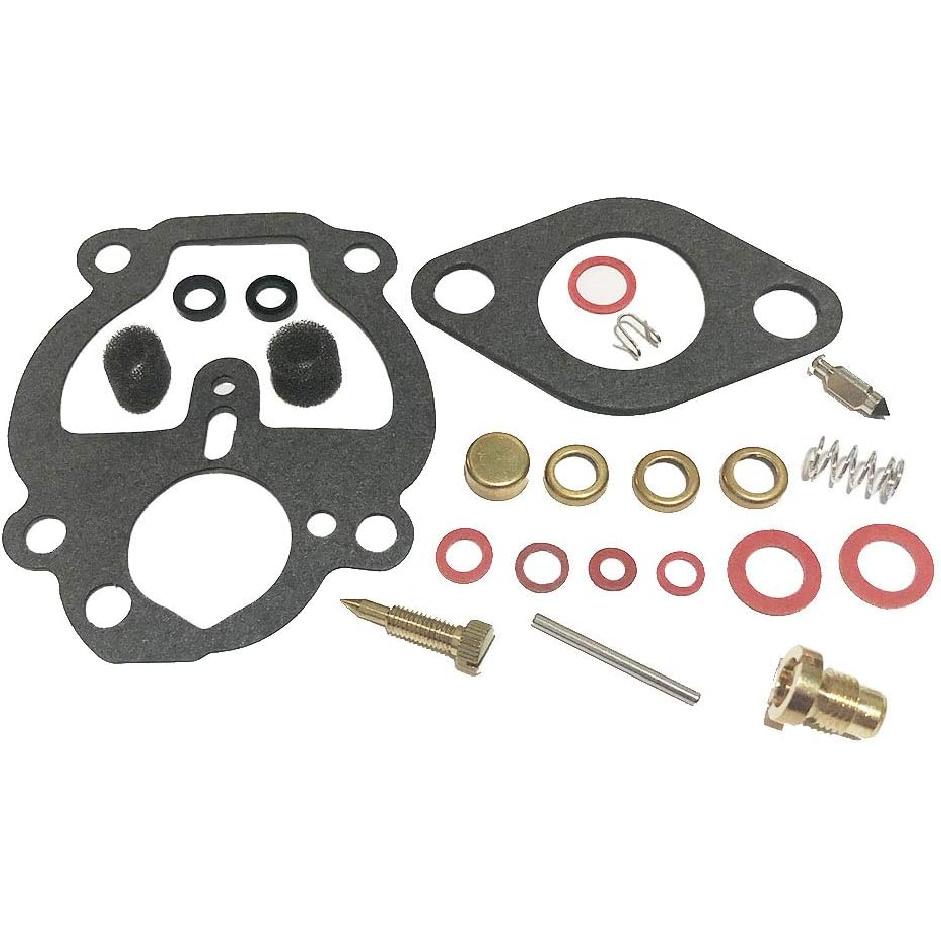 Carburetor Rebuild Kit Compatible with ALLIS CHALMERS B C CA D10 D12 WC WD45 WF 190 190XT Case R S VA VAC Carb Rebuild Replacement