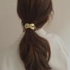 Stylish Korean Metal Brushed Elastic Hair Band for Women