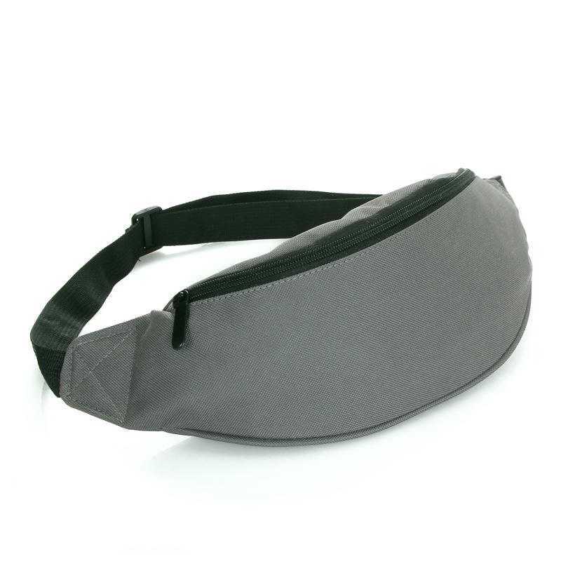 Men's Solid Color Crossbody Phone and Cigarette Waist Bag with Fashionable Texture