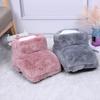 Usb Electric Heater Foot Warmer Heated Comfort Plush Cushion Couple Warm Foot Cover Feet Heating Pads For Home Sleeping