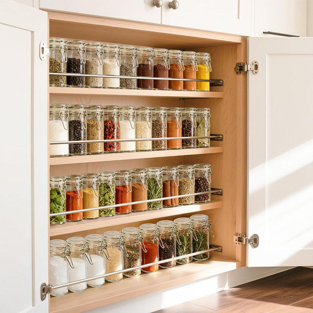 4oz Glass Spice Jars with Airtight Swing Top Lids,Small Clear Containers for Pantry Organization,Herb Storage,DIY Crafts & Gifts