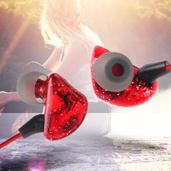 Wired Earphone In-ear Long Cable 3.5mm HiFi Stereo Plug Music Earbuds Monitoring Headphone