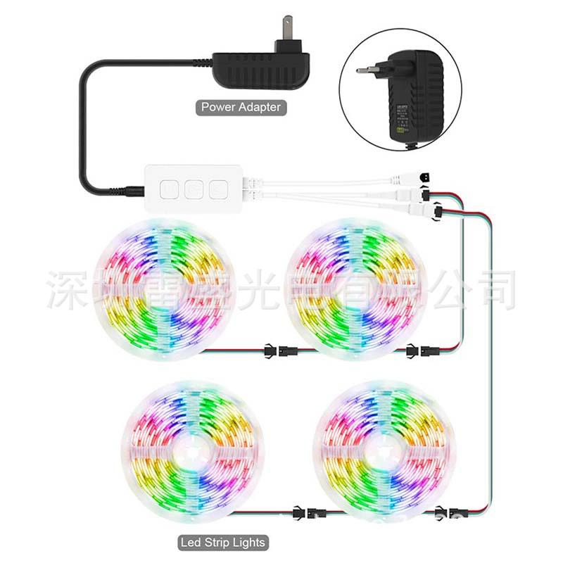 SP611E Dreamcolor Smart Home Bluetooth Light Strip with Stepless Dimming and App Control