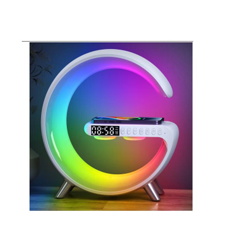 Bach Johann G7 Bluetooth Speaker with Night Light, Alarm, and Wireless Charging