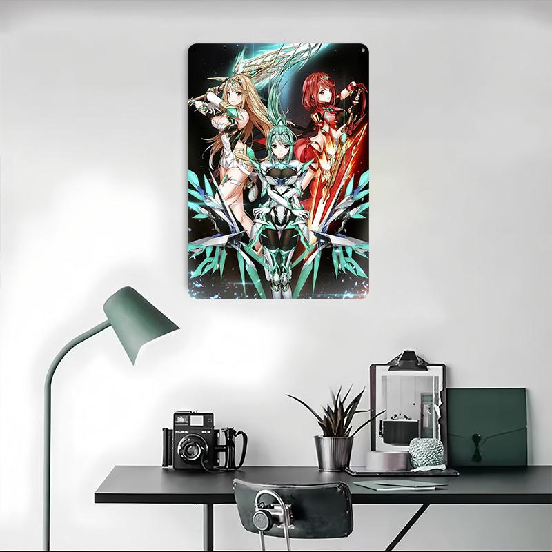 Fantasy 3 Angel Metal Poster Customized Wall Art Retro Vintage Tinplate Signs for Man Cave Modern Home Decoration Luxury House