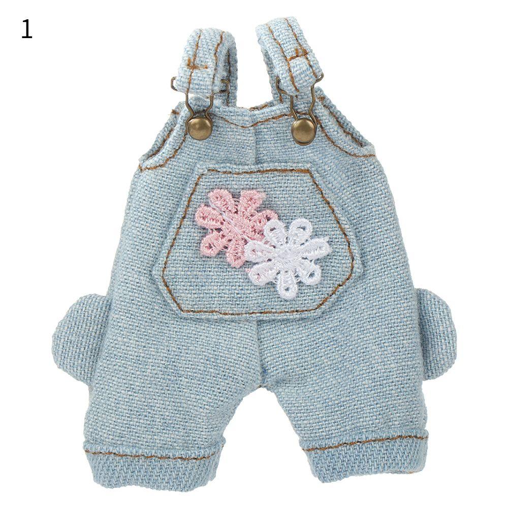 1/12 Dolls Casual Wears Casual Pants Fashion Jeans Overalls T-shirt Clothes Accessories