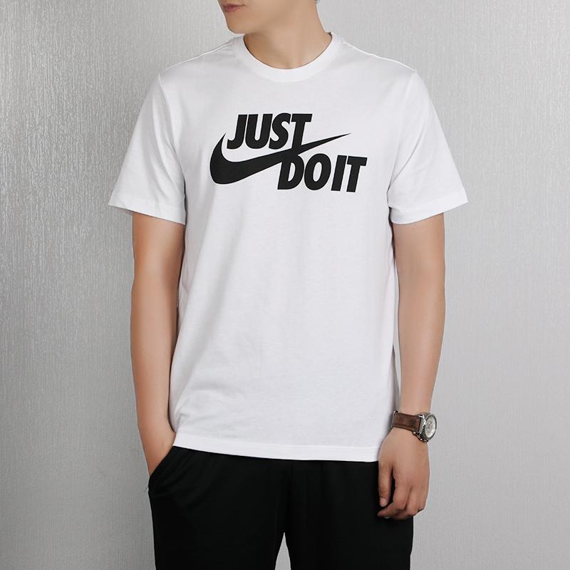 Nike Letter Logo Printed Loose Short Sleeve T-Shirt And Shorts Set Men Tops AR5007-100+DV9329-010