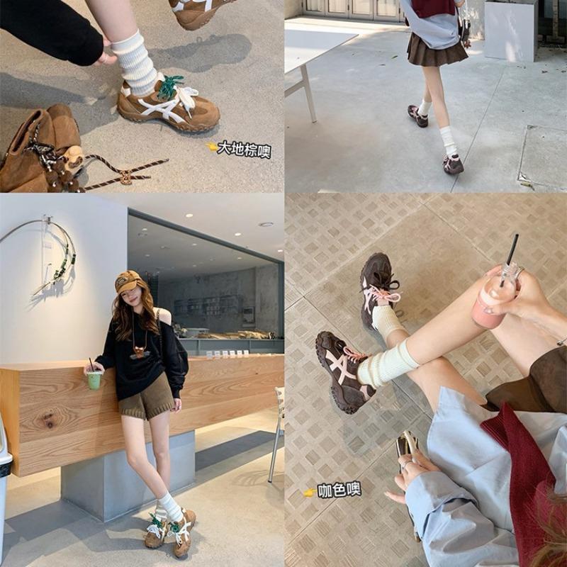 Thick bottom female soft bottom inner height increase versatile sports and leisure female