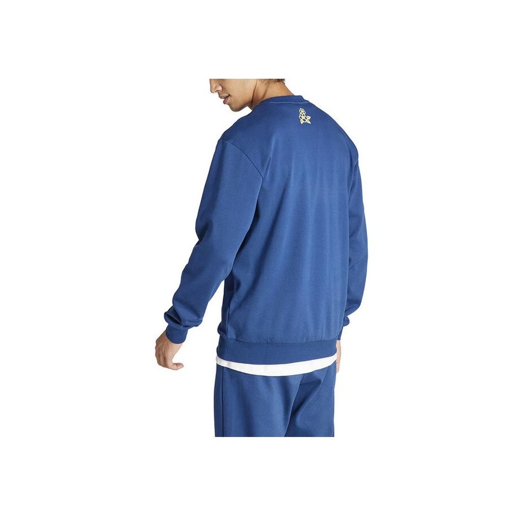 adidas New Year Edition Arsenal Soccer Casual Pullover Crewneck Sweatshirt Men Tops Blue IU2072