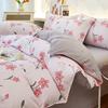 Printed Pure Cotton Student Dormitory Three-piece Four-piece Single Quilt Cover Sheet Pillowcase Duvet Cover