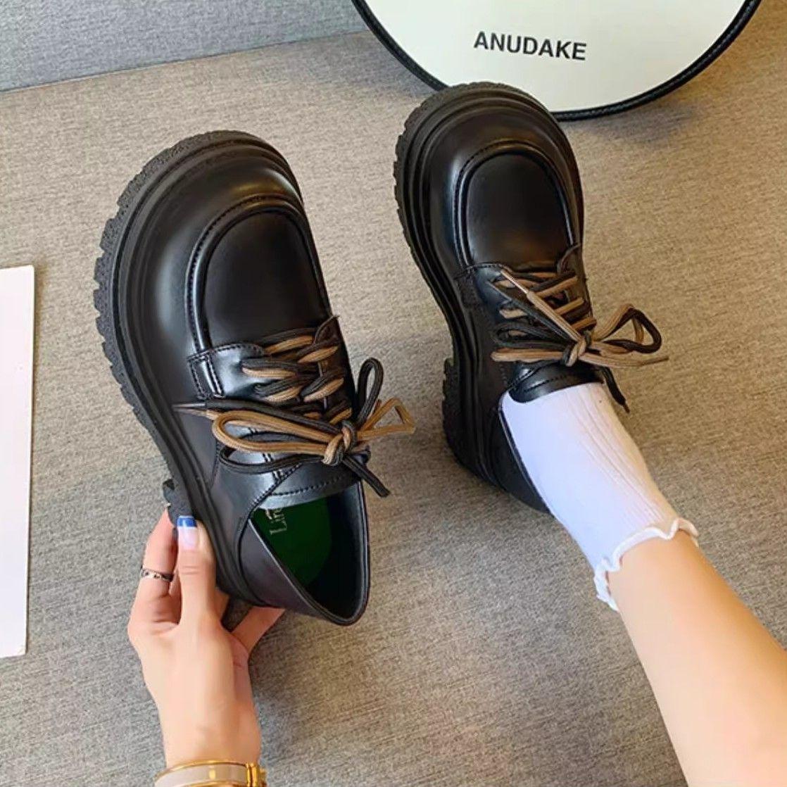 

Обувь для женщин Лоферы Off White Женская обувь Высокая на платформе Шнуровка с высоким качеством Новое весеннее качественное дешевое предложение 40