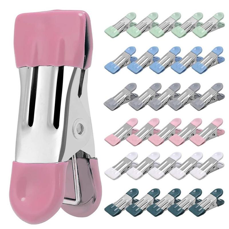 ?10Pcs Stainless Steel Clothespins Laundry Clothes Pegs Pants Hanger Portable Hanging Clothes Clips Closet Clothes Organizer