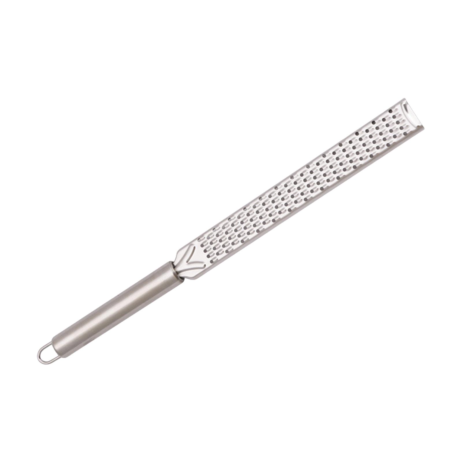 

Прямоугольная терка для сыра из нержавеющей стали, подвесная лимонная овощечистка с длинной ручкой, ручная сырорезка, простая в использовании