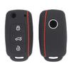 Silicone Car Key Fob Case Cover for Volkswagen Sagitar/Polo/Golf/Bora/Tiguan/TOUAREG/Phaeton/SEAT/Skoda Key Fob Cover