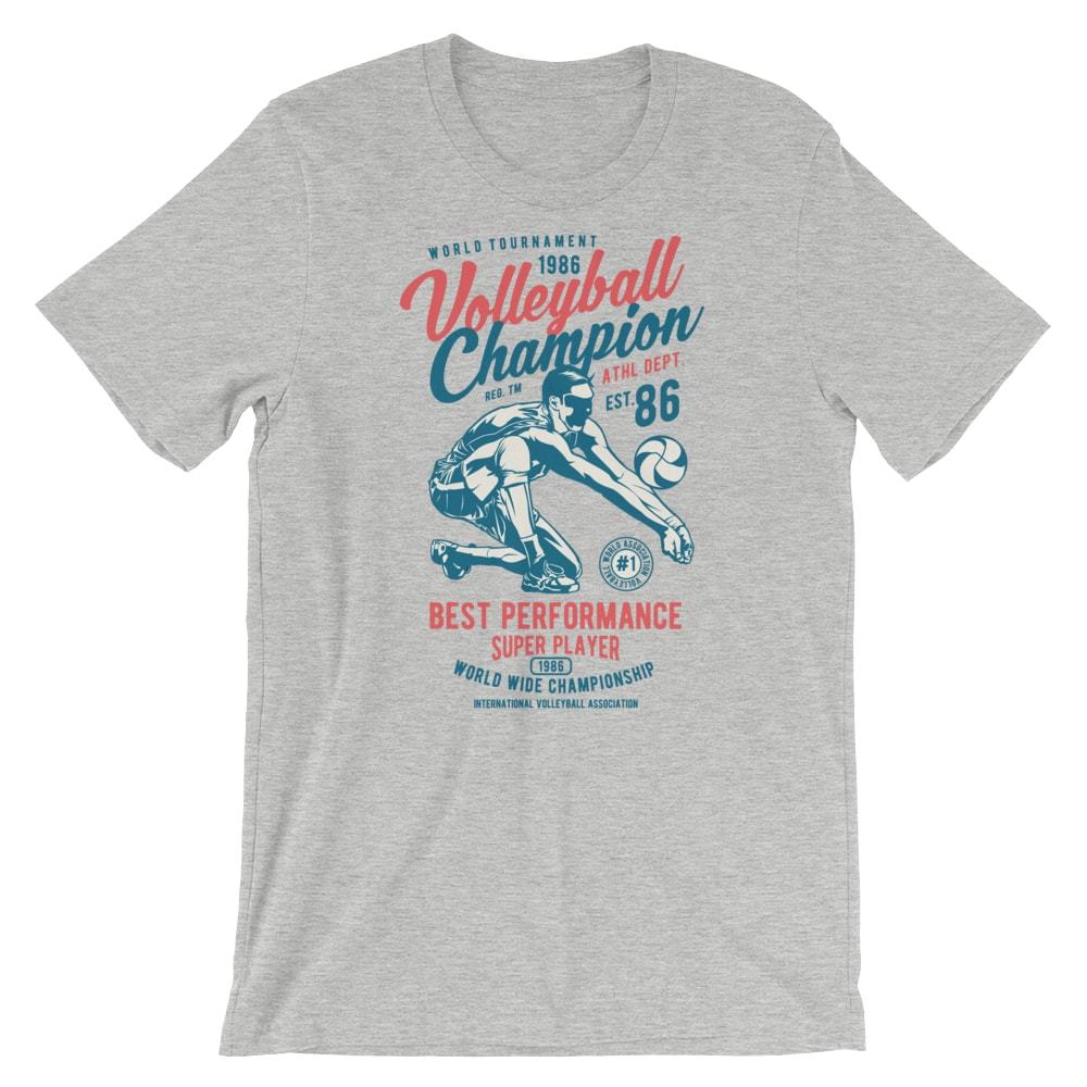 

Volleyball Champion T-Shirt. 100% Cotton Premium Tee NEW M