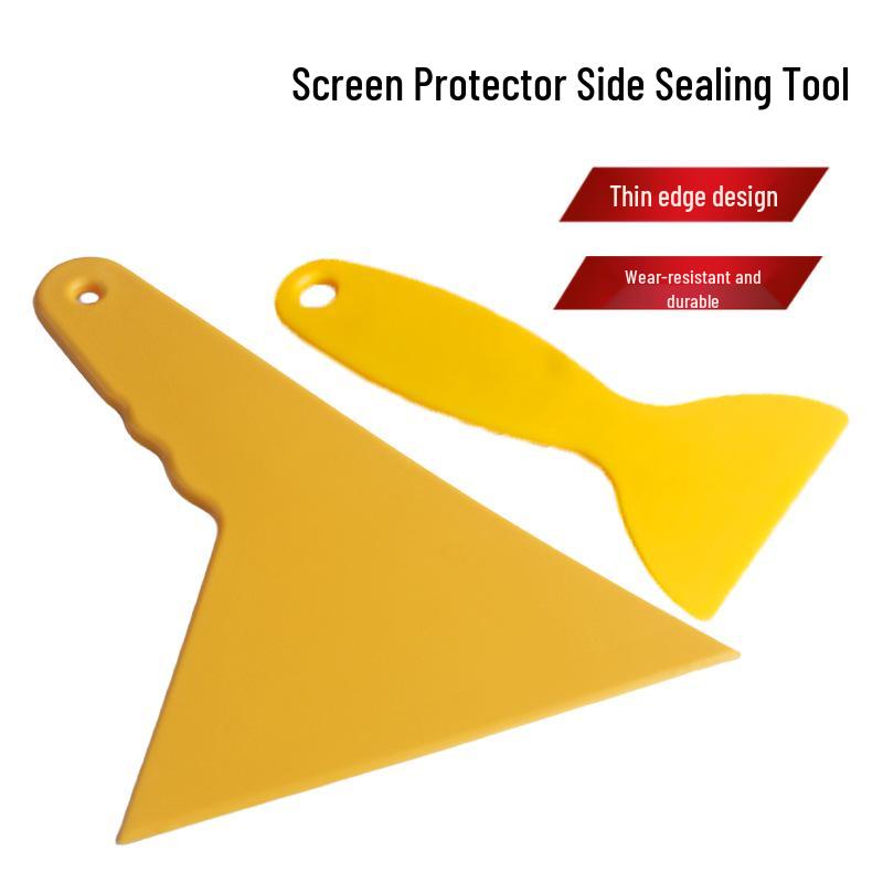 Cross-Border Sticker Scraper: Car Wall & Floor Seam Filler, Bubble Squeezer, Edge Sealing Tool, Triangle Scraper