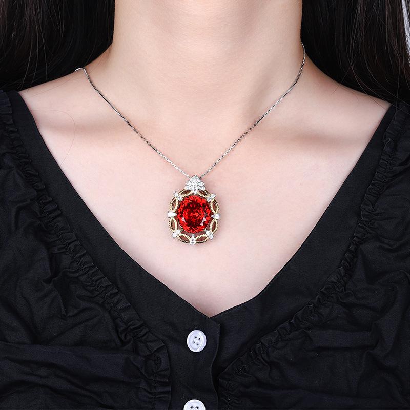 Jewelry Copper Bottom Gold-Plated Simulation Bird'S Nest Cut Wire Retro Pendant 18 * 20