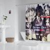 Anime Bathroom Shower Curtain With Hooks, Decorative Bathroom Curtains And Accessories Anime Curtain Decor