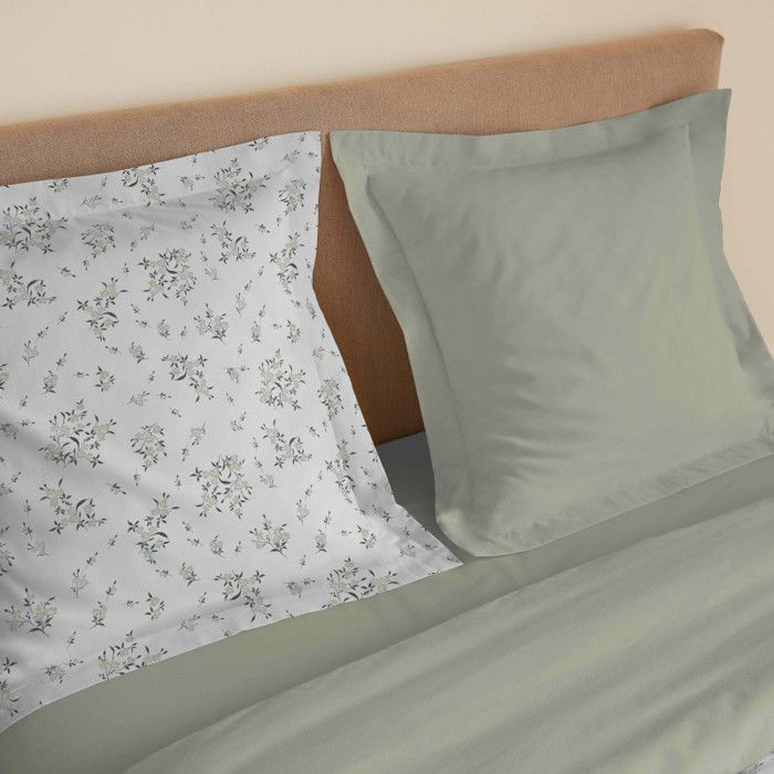 Parure de draps 4 pièces "Vanessa" pour lit 160 x 200 cm "Grande largeur" Louise Romarin