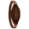 Coach Bleecker 28 Brand Micro-label Metal Hardware Bucket Bag Mother Bag Crossbody Cowhide Shoulder Bag Large Size Women's Warm Brown