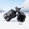 Universal 17mm Female Ball Head Converter 1/4-20 External Thread Suitable For Photography Equipment Mobile Device Mounts