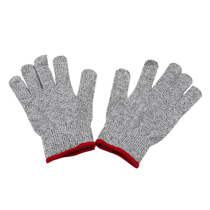 

2026 New Anti Cut Proof Gloves Hot Sale GMG Grey Black HPPE EN388 ANSI Anti Cut Level 5 Safety Work Gloves Cut Resistant Gloves as pic