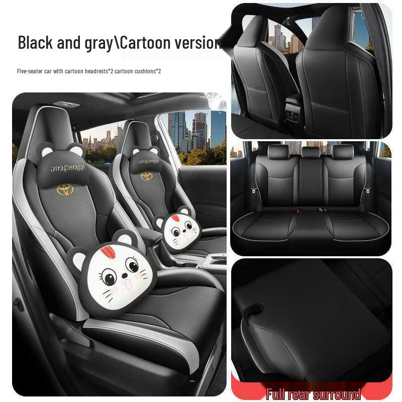 Universal All-Season Leather Seat Covers for 2026 Toyota RAV4