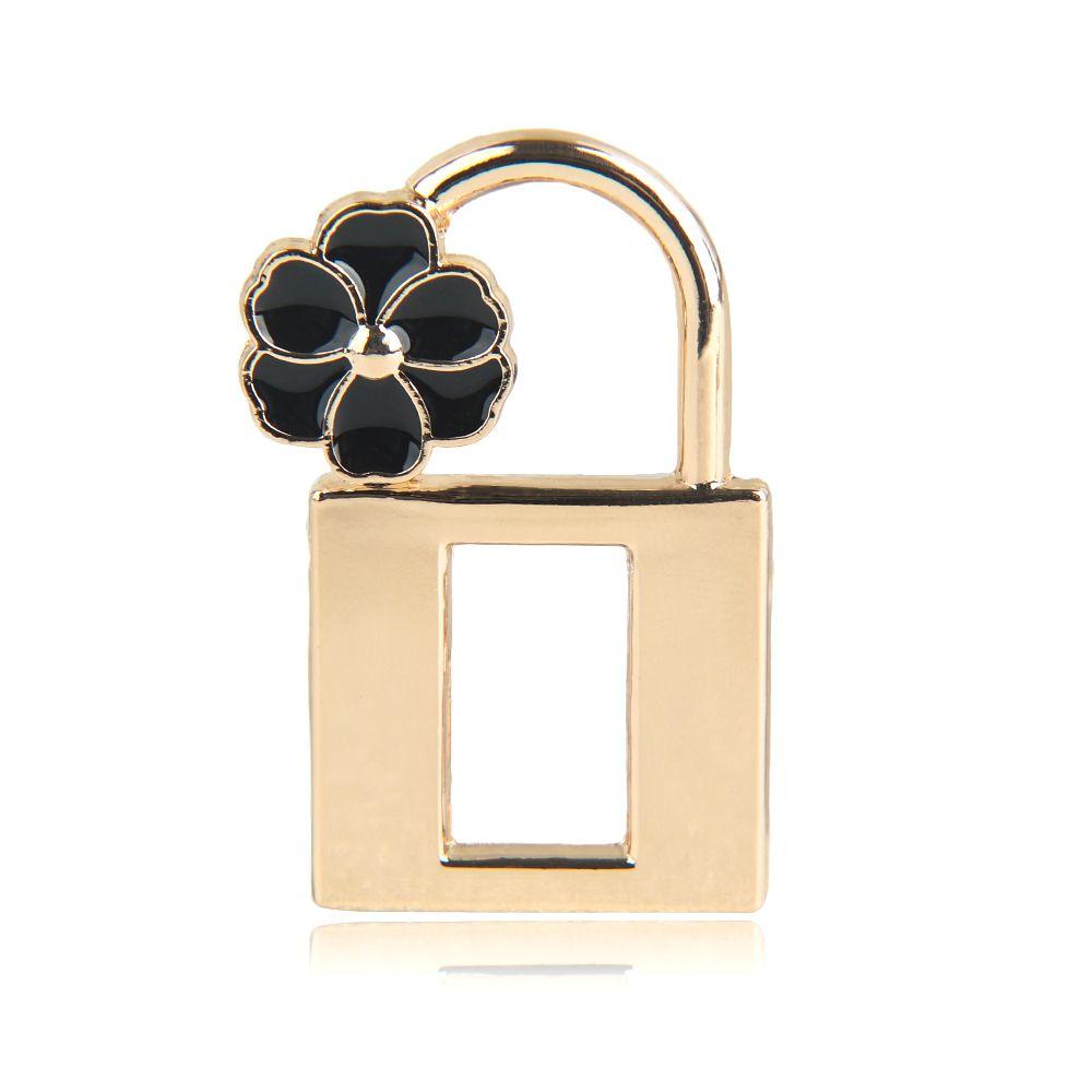 Fashion Exquisite Flower Craft Handbag Turn Lock DIY Clasp Hardware