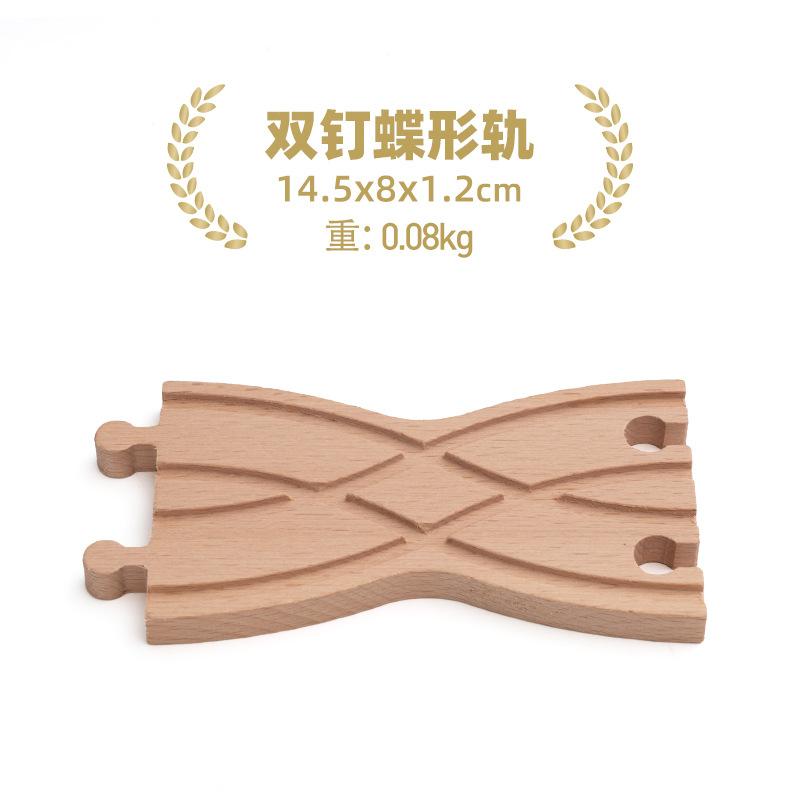 Drewniane Tory Kolejowe Zabawki Tory Kolejowe Akcesoria Łącznik Drogi Kolejowej Drewniany Łącznik Mostu Toru Kolejowego Zabawki