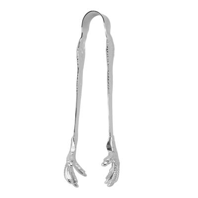 Claw Style Ice Tong Stainless Steel Hand Polished Eagle Claw Shape Ice Tongs for Bar Home Use