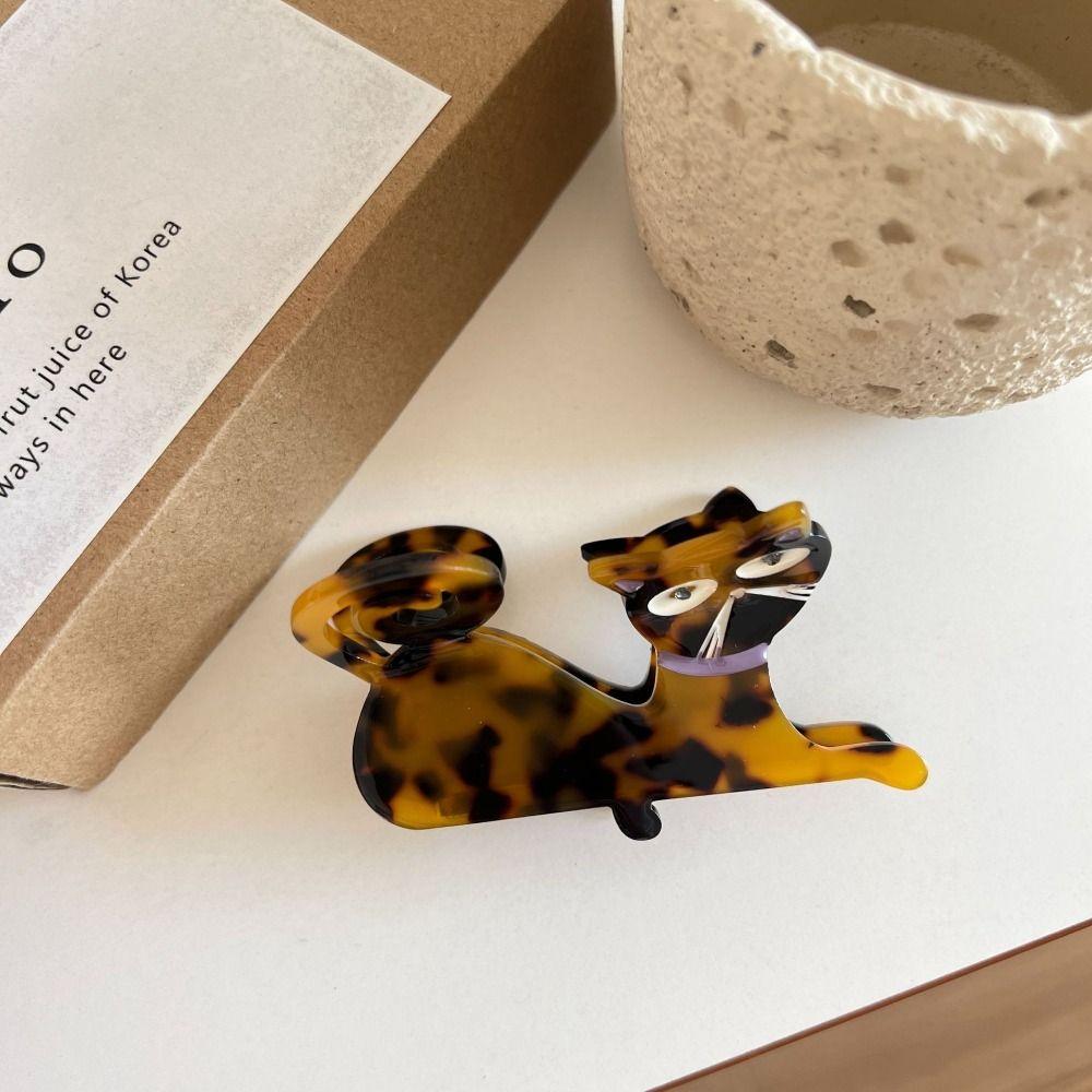 Pet Animal Hair Clip Acetic Acid Shark Clip Fashion Acetate Cat Hair Claw  Daily