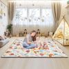 Baby Play Mat for Floor, 50x50 Inch Playmat for Playpen, Thicken Soft Padding Sponge Playmats for Babies and Toddlers Infants, Foldable and Machine