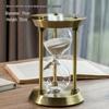 Bronze Hourglass Timer: 3/15/30/60 Min Study & Business Gift