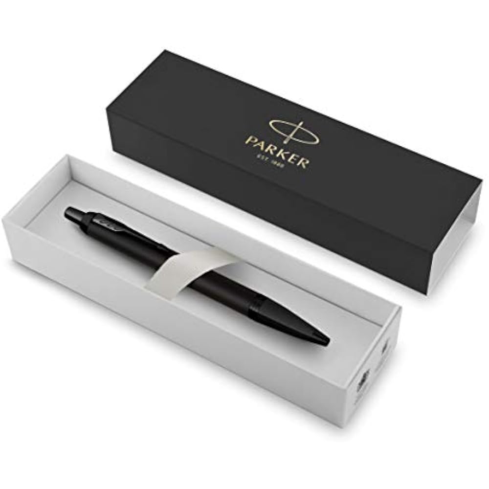 PARKER Parker Tükenmez Kalem IM Mat Siyah BT Orta Boy, Kalıcı Hediye Kutusu İçinde İthal Edildi 2127897Z