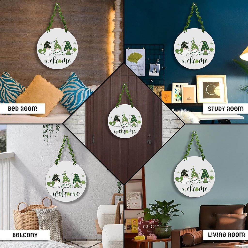 Hjem Dekor Gjenstander | Velkommen Hjem Veggoppheng | Dørhenger | Veggdekor for Stue | Dekorative Gjenstander for Hjemmet
