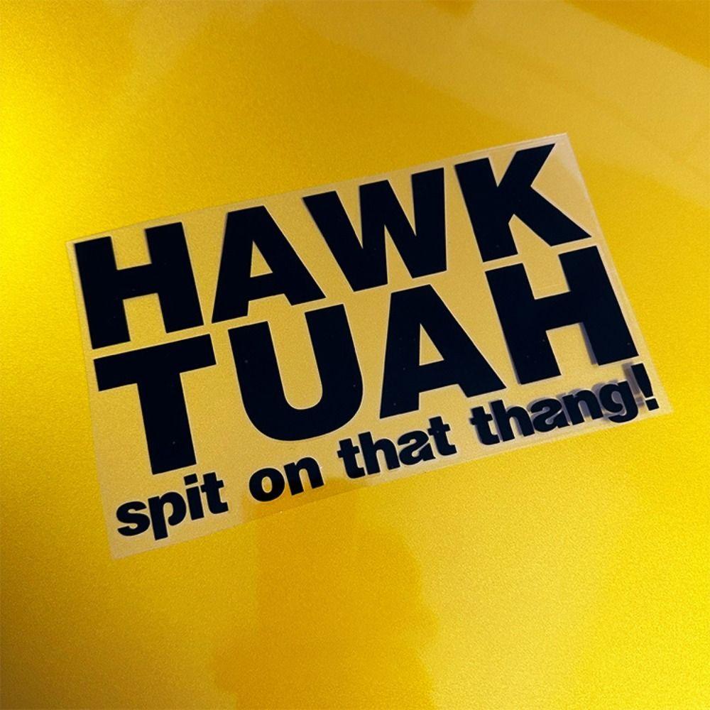 Funny Hawk Tuah Spit On That Thang Stickers Waterproof Car Prank Sticker  Car Accessories