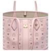 MCM Logo Print Open Design Shoulder Tote Bag Women tote bag Pink MWPGSLR03QH001