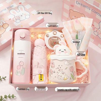 Mother's Day Gift Set with Thermos & Mug