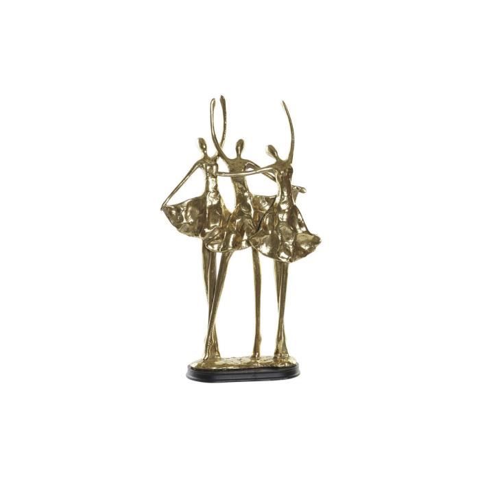 Figurine Décorative - Non Spécifié - Danseuse Classique - Noir Et Doré - 25 X 9,8 X 44,5 Cm