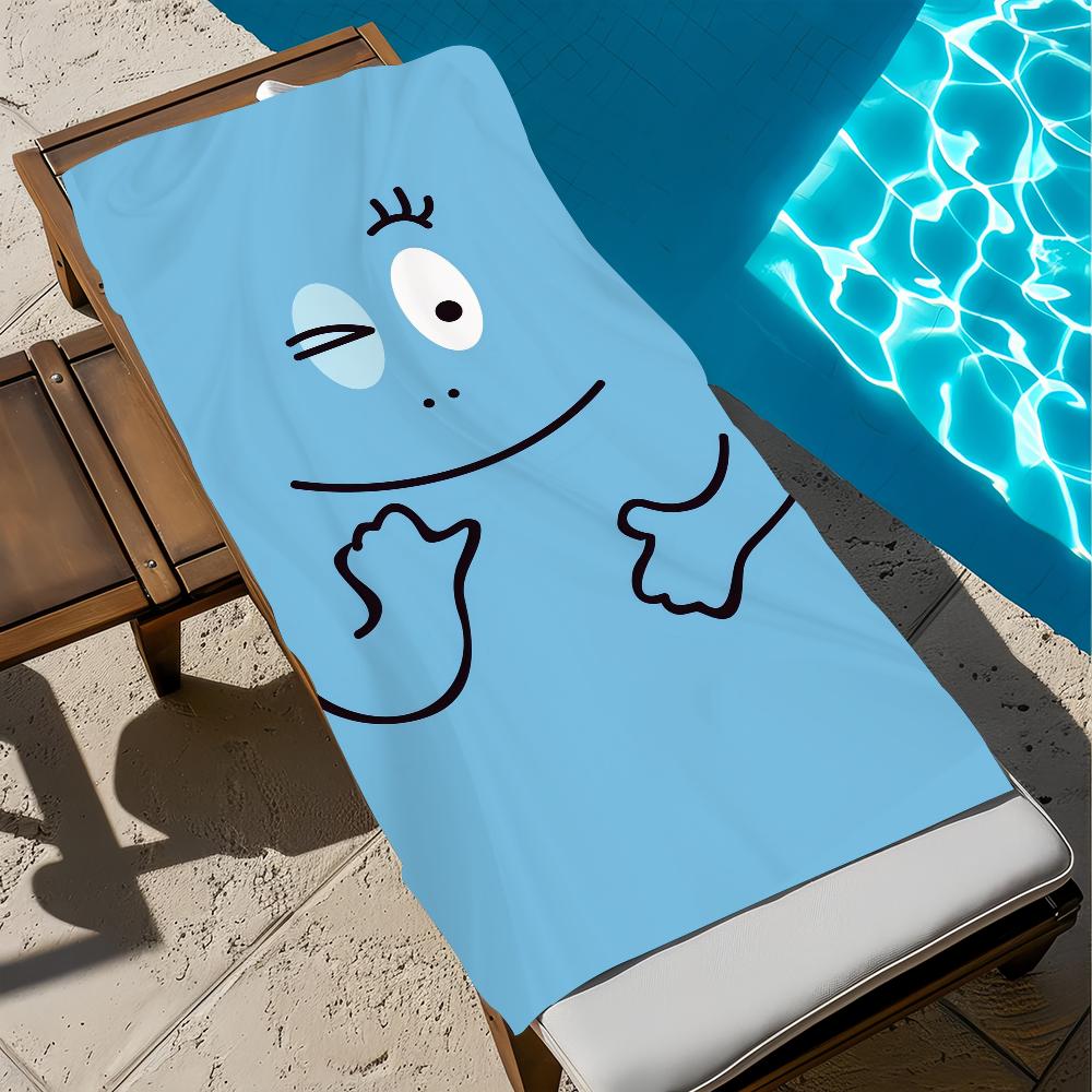 BB-Barbapapas-s cartoon Towel Beach Quick Dry Soft Pool Towels Gift for Travel Gym Shower Camping sports