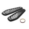 1 Pair Universal Car Decorative Air Flow Intake  Scoop Vent Cover Hood Fender